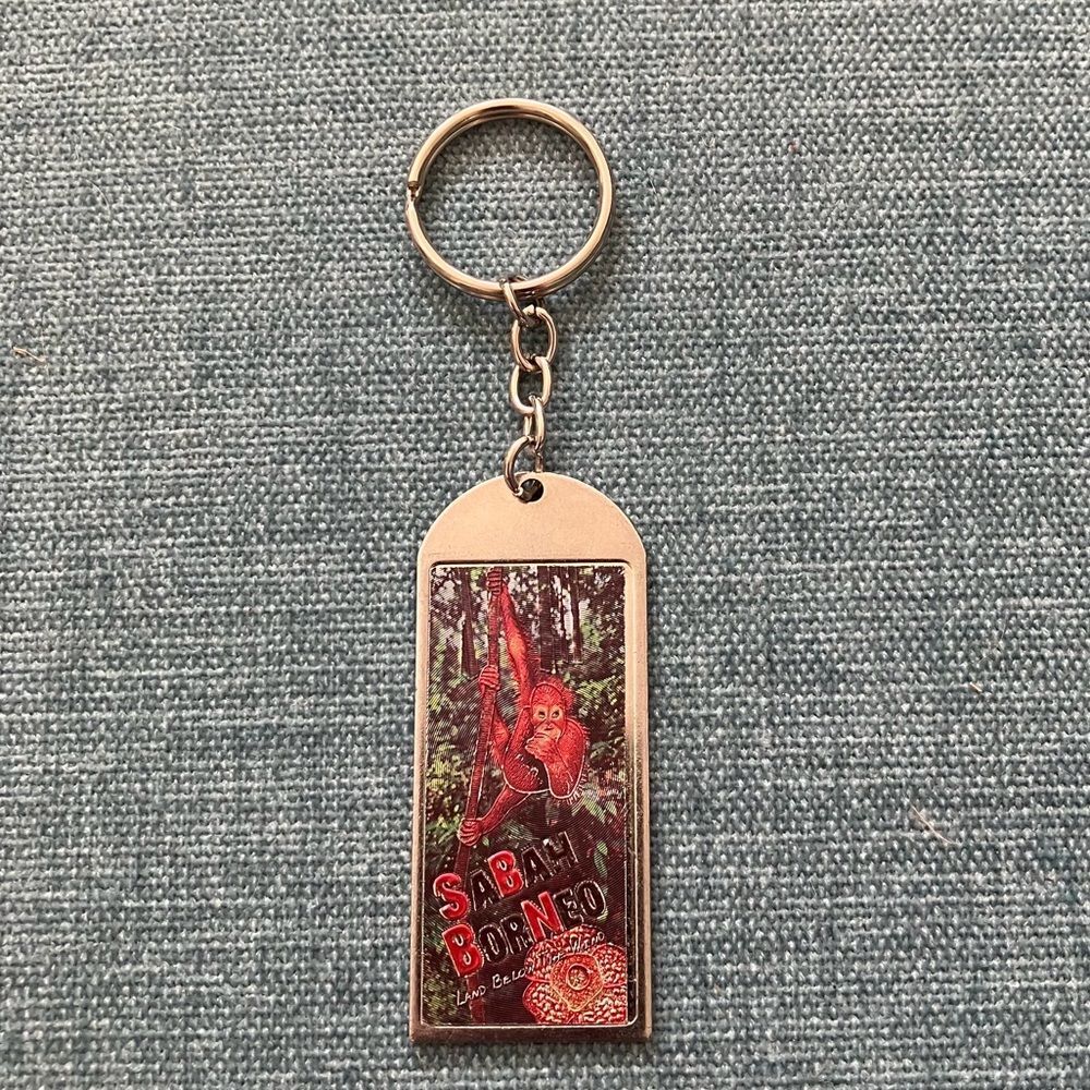 Sabah Borneo Orangutan Keychain Key Chain